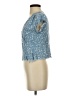 Monteau Blue Short Sleeve Blouse Size XS - photo 5