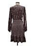 Grade & Gather Metallic Silver Cocktail Dress Size M - photo 2