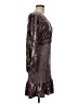 Grade & Gather Metallic Silver Cocktail Dress Size M - photo 4