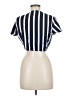 Dee Elly 100% Polyester Blue Short Sleeve Blouse Size M - photo 2
