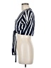 Dee Elly 100% Polyester Blue Short Sleeve Blouse Size M - photo 5