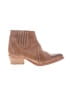 Free People 100% Leather Brown Ankle Boots Size EU 40 - photo 1