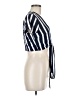 Dee Elly 100% Polyester Blue Short Sleeve Blouse Size M - photo 4