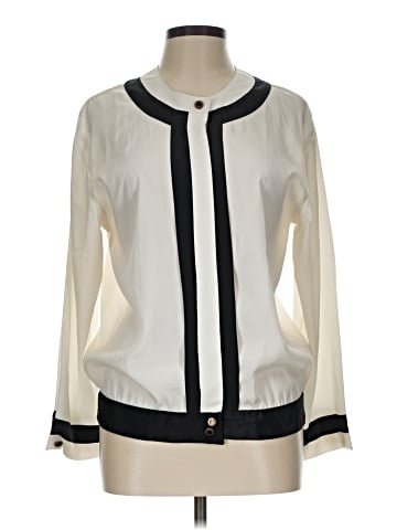 Leslie Fay Long Sleeve Blouse (view 1)