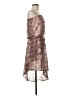 Next 100% Polyester Paisley Brown Cocktail Dress Size UK 12 / US 8 - photo 4