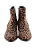 AQUATALIA 100% Leather Animal Print Brown Ankle Boots Size 9 1/2 - photo 2