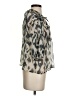 Grade & Gather Animal Print Gray 3/4 Sleeve Blouse Size S - photo 4