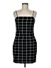 Shein Plaid Black Cocktail Dress Size M - photo 1