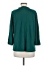 St. John's Bay Teal 3/4 Sleeve Blouse Size M - photo 2