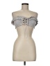 Fashion Nova 100% Polyester Silver Sleeveless Top Size M - photo 1