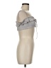 Fashion Nova 100% Polyester Silver Sleeveless Top Size M - photo 4