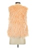 Assorted Brands 100% Polyester Orange Faux Fur Vest Size S - photo 2