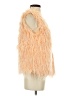Assorted Brands 100% Polyester Orange Faux Fur Vest Size S - photo 4