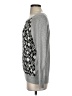 Joie 100% Silk Print Gray Cardigan Size XS - photo 5