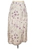 Unbranded Floral Ivory Purple Casual Skirt Size XXL - photo 1