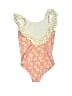 Boden Paisley Yellow One Piece Swimsuit Size 7 - 8 - photo 2