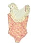 Boden Paisley Yellow One Piece Swimsuit Size 7 - 8 - photo 2