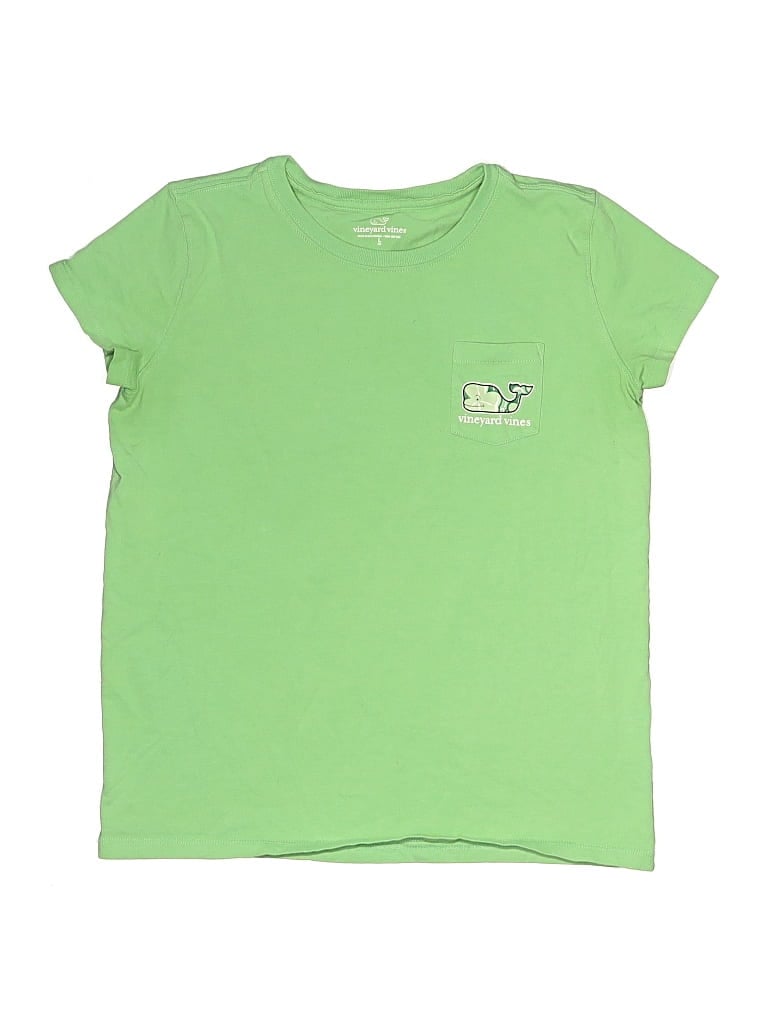 Pre-owned Vineyard Vines Kids' Short Sleeve T-shirt In Green