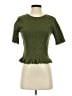 Ann Taylor Green Short Sleeve Top Size S - photo 1