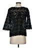 Assorted Brands Black 3/4 Sleeve Top Size S - photo 2