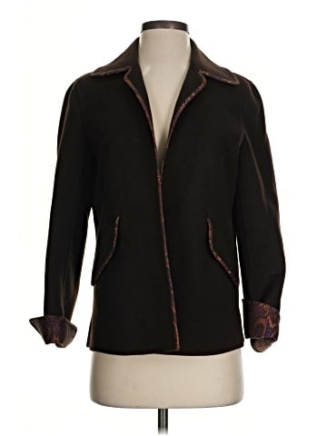 Linda Allard Ellen Tracy Wool Blazer (view 1)