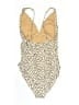 Unbranded Animal Print Ivory One Piece Swimsuit Size S - photo 2