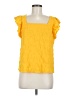 Shein Yellow Short Sleeve Top Size 8 - 10 - photo 1