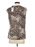 Black Label by Evan Picone Brown Sleeveless Blouse Size S - photo 2