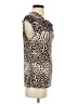 Black Label by Evan Picone Brown Sleeveless Blouse Size S - photo 4