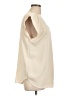 Ann Taylor LOFT 100% Polyester Ivory Short Sleeve Blouse Size L - photo 4
