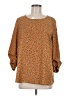 Andree by UNIT Orange 3/4 Sleeve Blouse Size M - photo 1