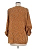 Andree by UNIT Orange 3/4 Sleeve Blouse Size M - photo 2