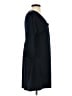 Oleg Cassini Solid Black Casual Dress Size 4 - photo 4