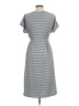 Unbranded Stripes Gray Casual Dress Size L - photo 2