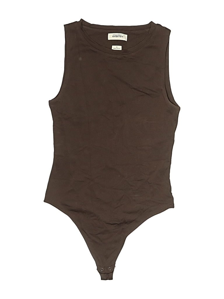 Pre-owned Babaton Bodysuit In Brown