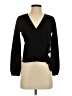 TeXTURE & THREAD Madewell Black Long Sleeve Blouse Size XS - photo 1