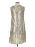 MSK Metallic Silver Cocktail Dress Size S - photo 2