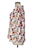 Old Navy 100% Polyester Floral White 3/4 Sleeve Blouse Size L - photo 5