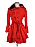 Assorted Brands Red Trenchcoat Size M - photo 1