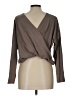 Athleta Brown Long Sleeve Top Size L - photo 2