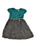 Mini Boden Animal Print Teal Dress Size 7-8Y - photo 1