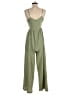 Shein 100% Polyester Solid Green Jumpsuit Size 4 - photo 2