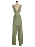 Shein 100% Polyester Solid Green Jumpsuit Size 4 - photo 1