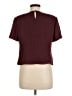 Talbots Burgundy Short Sleeve Top Size 8 - photo 2