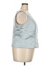 Jessica McClintock Silver Sleeveless Top Size 22 - photo 4