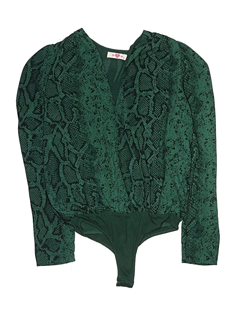 Pre-owned Buddy Love Bodysuit In Green