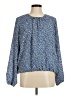 Tommy Hilfiger 100% Polyester Blue Long Sleeve Blouse Size L - photo 1