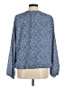 Tommy Hilfiger 100% Polyester Blue Long Sleeve Blouse Size L - photo 2