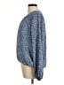 Tommy Hilfiger 100% Polyester Blue Long Sleeve Blouse Size L - photo 5