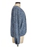 Tommy Hilfiger 100% Polyester Blue Long Sleeve Blouse Size L - photo 4